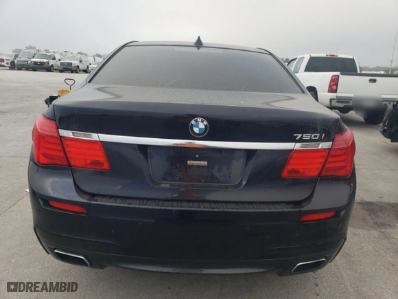 2011 BMW 7 Series 750i with VIN WBAKA8C5XBCY37073, listed as a Copart auction lot 76238914 with 129,493 mi miles and Clean Title. Bid and sale history available at carsss.com. Image 6.