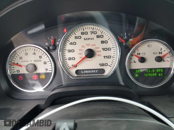 2006 Ford F-150 XLT with VIN 1FTPX14V86FA81776, listed as a Copart auction lot 47703985 with 169,600 mi miles and Salvage Title. Bid and sale history available at carsss.com. Image 9.