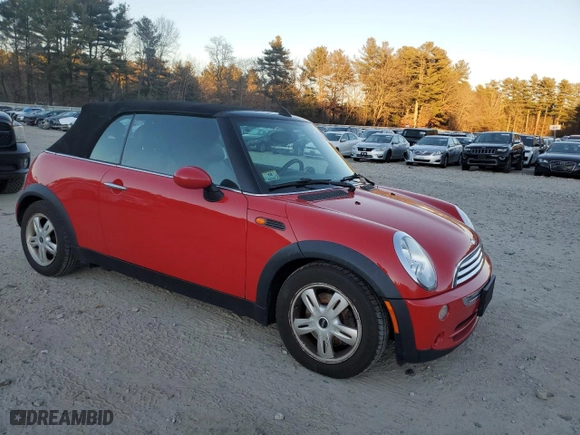 2006 MINI Cooper Convertible with VIN WMWRF335X6TG14530, listed as a Copart auction lot 87468504 with 93,875 mi miles and Clean Title. Bid and sale history available at carsss.com. Image 4.