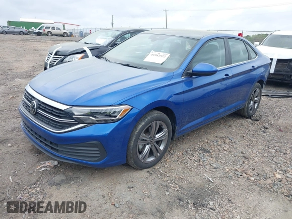 2023 Volkswagen Jetta SE with VIN 3VW7M7BU6PM005266, listed as a IAAI auction lot 41942552 with 49,379 mi miles and . Bid and sale history available at DreamBid. Image 2.