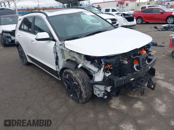 2023 Kia Niro Wave with VIN KNDCT3L1XP5068359, listed as a IAAI auction lot 41787958 with 40,024 mi miles and . Bid and sale history available at DreamBid. Image 1.