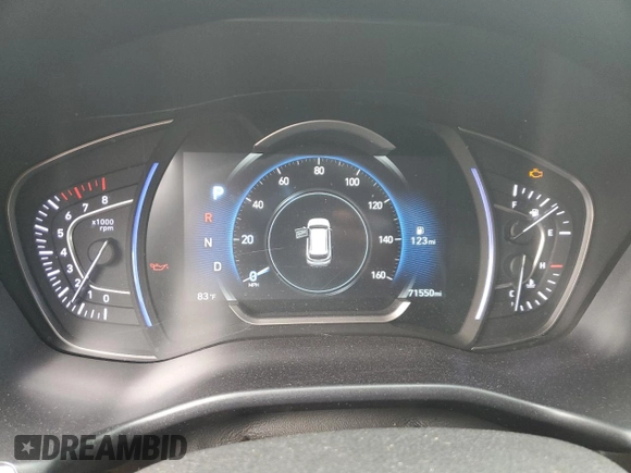 2019 Hyundai Santa Fe Limited with VIN 5NMS53AD3KH128572, listed as a Copart auction lot 47882635 with 71,550 mi miles and Clean Title. Bid and sale history available at carsss.com. Image 9.