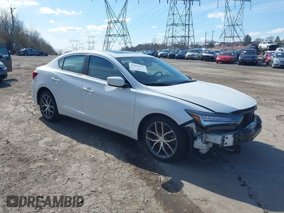 2021 Acura ILX w/Premium Package with VIN 19UDE2F70MA002237, listed as a IAAI auction lot 41863537 with 44,454 mi miles. Bid and sale history available at carsss.com. Image 1.