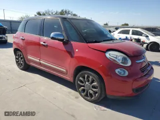 2014 FIAT 500L Lounge with VIN ZFBCFACH3EZ005170, listed as a Copart auction lot 76076214 with 161,378 mi miles and Salvage Title. Bid and sale history available at carsss.com. Image 4.