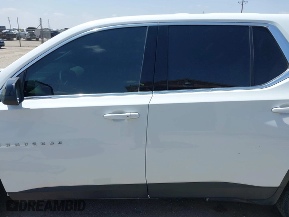 2022 Chevrolet Traverse LS with VIN 1GNERFKW2NJ132976, listed as a IAAI auction lot 42045876 with 55,601 mi miles and . Bid and sale history available at DreamBid. Image 15.