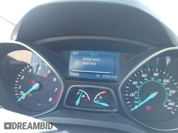 2015 Ford Escape SE with VIN 1FMCU9GXXFUA96774, listed as a IAAI auction lot 42029774 with 78,472 mi miles. Bid and sale history available at carsss.com. Image 7.