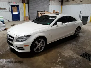 2012 Mercedes-Benz CLS-Class CLS 550 with VIN WDDLJ9BB2CA027248, listed as a Copart auction lot 49833275 with 99,404 mi miles and Salvage Title. Bid and sale history available at carsss.com. Image 1.