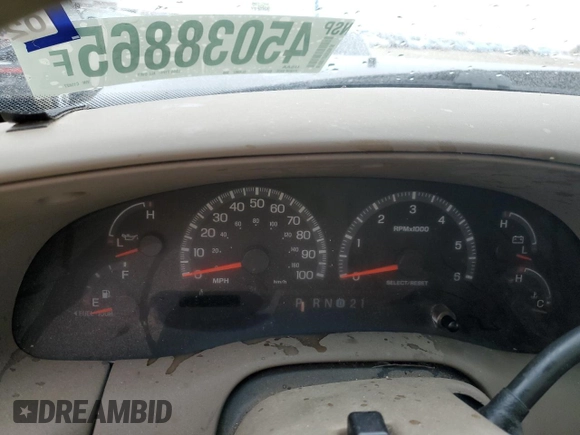 2000 Ford Expedition Eddie Bauer с VIN 1FMRU17L8YLC15827, выставлен на аукционе Copart как лот 45038865 с пробегом Не указан миль и Списание • Salvage title. История ставок и продаж доступна на DreamBid. Изображение 9.