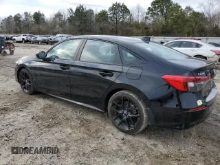 2022 Honda Civic Sedan Sport with VIN 2HGFE2F53NH599572, listed as a Copart auction lot 49557265 with 56,859 mi miles and Salvage Title. Bid and sale history available at carsss.com. Image 2.