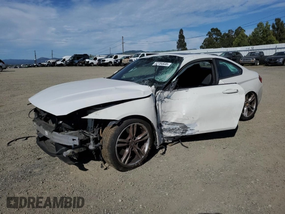 2016 BMW 4 Series 435i z VIN WBA3R1C51GK529405, wystawiony jako Copart lot #52704835 z przebiegiem Nie podano mil oraz Szkoda całkowita • Salvage title. Historia ofert i sprzedaży dostępna na DreamBid. Obrazek 1.