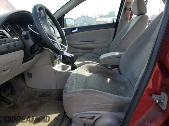 2009 Chevrolet Cobalt 1LT with VIN 1G1AT58H197236799, listed as a Copart auction lot 46077845 with 160,550 mi miles and Salvage Title. Bid and sale history available at DreamBid. Image 7.