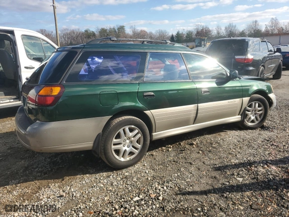 2000 Subaru Legacy Wagon Outback w/RB Equip with VIN 4S3BH6656Y7650512, listed as a Copart auction lot 85745784 with 151,398 mi miles and Non Repairable. Bid and sale history available at carsss.com. Image 3.