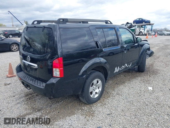 2008 Nissan Pathfinder S с VIN 5N1AR18B58C654777, выставлен на аукционе IAAI как лот 42032720 с пробегом 187 648 миль миль и . История ставок и продаж доступна на DreamBid. Изображение 4.