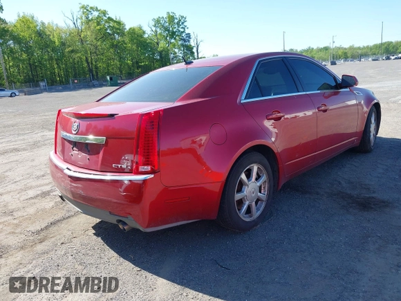 2008 Cadillac CTS RWD w/1SA with VIN 1G6DM577880116793, listed as a IAAI auction lot 42142190 with 191,567 mi miles. Bid and sale history available at carsss.com. Image 4.