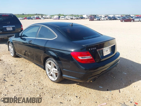 2013 Mercedes-Benz C 250 with VIN WDDGJ4HB4DF976588, listed as a IAAI auction lot 42339669 with 130,445 mi miles and . Bid and sale history available at DreamBid. Image 3.