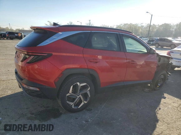 2022 Hyundai Tucson Limited with VIN 5NMJECAE9NH051862, listed as a Copart auction lot 76161144 with 124,690 mi miles and Salvage Title. Bid and sale history available at carsss.com. Image 3.