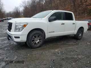 2021 Nissan Titan SV с VIN 1N6AA1ECXMN529455, выставлен на аукционе Copart как лот 77853254 с пробегом 87 323 миль миль и Списание • Salvage title. История ставок и продаж доступна на DreamBid. Изображение 1.