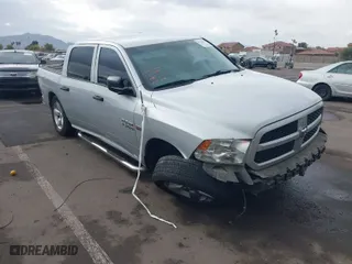2014 Ram 1500 Tradesman with VIN 1C6RR6KT4ES305348, listed as a IAAI auction lot 41458464 with 1 mi miles. Bid and sale history available at carsss.com. Image 1.