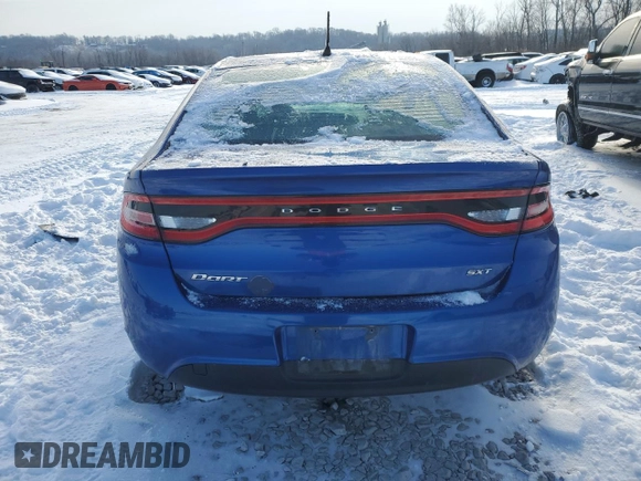 2013 Dodge Dart Rallye with VIN 1C3CDFBA5DD151865, listed as a Copart auction lot 41400545 with 90,483 mi miles and Salvage Title. Bid and sale history available at carsss.com. Image 6.