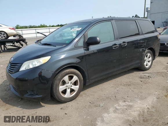 2015 Toyota Sienna L z VIN 5TDZK3DC7FS559722, wystawiony jako Copart lot #59285755 z przebiegiem 104 231 mil mil oraz Szkoda całkowita • Salvage title. Historia ofert i sprzedaży dostępna na DreamBid. Obrazek 1.
