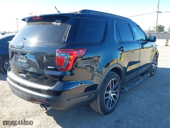 2019 Ford Explorer Sport with VIN 1FM5K8GTXKGB40710, listed as a IAAI auction lot 41840260 with 55,282 mi miles. Bid and sale history available at carsss.com. Image 4.