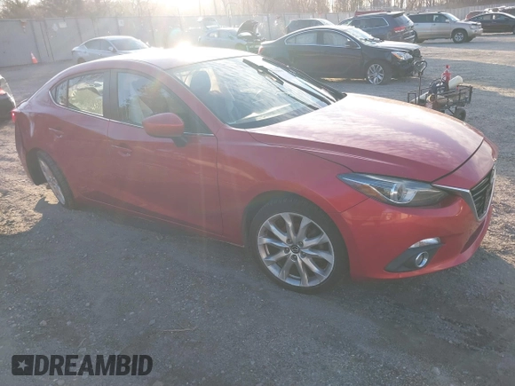 2015 Mazda 3 S Grand Touring z VIN JM1BM1W36F1244730, wystawiony jako IAAI lot #41722861 z przebiegiem 123 731 mil mil oraz . Historia ofert i sprzedaży dostępna na DreamBid. Obrazek 1.