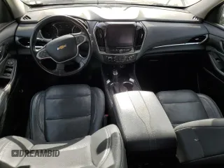 2019 Chevrolet Traverse Premier with VIN 1GNERKKW3KJ147054, listed as a Copart auction lot 59191225 with 112,436 mi miles and Salvage title. Bid and sale history available at DreamBid. Image 8.