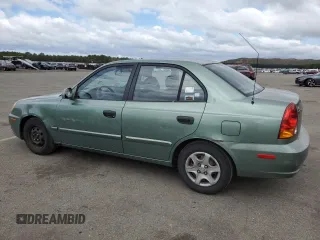 2003 Hyundai Accent GL with VIN KMHCG45CX3U497134, listed as a Copart auction lot 70932594 with 107,980 mi miles and Clean Title. Bid and sale history available at carsss.com. Image 2.