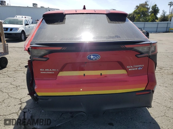 2023 Toyota bZ4X XLE with VIN JTMABABA6PA029338, listed as a Copart auction lot 53708195 with 5,743 mi miles and Salvage Title. Bid and sale history available at DreamBid. Image 6.