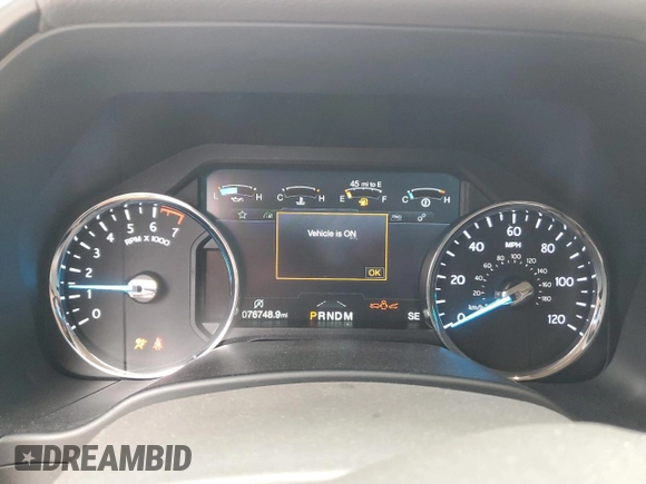 2019 Ford Expedition Limited with VIN 1FMJU1KT4KEA15608, listed as a Copart auction lot 45275345 with 76,748 mi miles and Salvage Title. Bid and sale history available at carsss.com. Image 9.