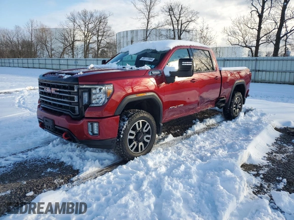 2022 GMC Sierra 3500HD AT4 z VIN 1GT49VEY6NF139511, wystawiony jako Copart lot #85117954 z przebiegiem 39 144 mil mil oraz Szkoda całkowita • Salvage title. Historia ofert i sprzedaży dostępna na DreamBid. Obrazek 1.