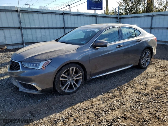 2019 Acura TLX w/Technology Pkg with VIN 19UUB2F49KA010008, listed as a Copart auction lot 88532325 with 54,926 mi miles and Salvage Title. Bid and sale history available at carsss.com. Image 1.
