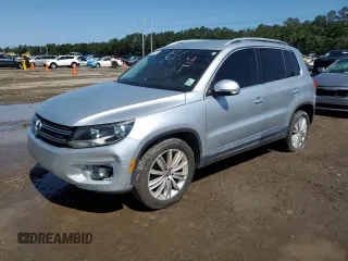 2012 Volkswagen Tiguan SEL with VIN WVGAV7AX4CW606067, listed as a Copart auction lot 55853675 with 185,118 mi miles and Clean Title. Bid and sale history available at DreamBid. Image 1.