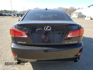 2010 Lexus IS 250 with VIN JTHCF5C20A5040491, listed as a Copart auction lot 53475435 with 153,298 mi miles and Salvage Title. Bid and sale history available at carsss.com. Image 6.