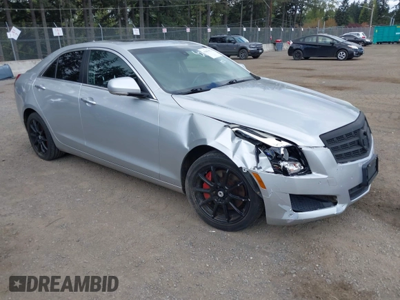 2014 Cadillac ATS Luxury AWD with VIN 1G6AH5RX8E0152449, listed as a IAAI auction lot 42081552 with 81,690 mi miles and . Bid and sale history available at DreamBid. Image 1.