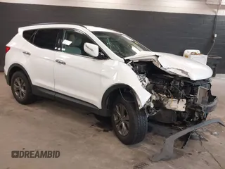 2014 Hyundai Santa Fe z VIN 5XYZUDLB7EG232306, wystawiony jako IAAI lot #42330855 z przebiegiem 56 410 mil mil oraz . Historia ofert i sprzedaży dostępna na DreamBid. Obrazek 1.