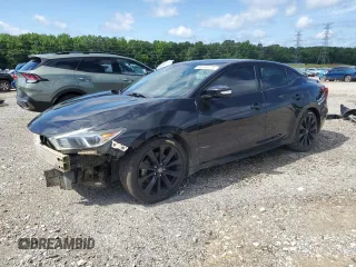2017 Nissan Maxima SR with VIN 1N4AA6AP5HC411944, listed as a Copart auction lot 60699715 with 133,936 mi miles and Salvage title. Bid and sale history available at DreamBid. Image 1.