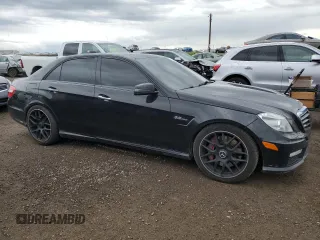 2011 Mercedes-Benz E 63 AMG with VIN WDDHF7HB8BA432130, listed as a Copart auction lot 61106204 with 165,952 mi miles and Salvage title. Bid and sale history available at DreamBid. Image 4.