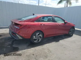 2025 Hyundai Elantra SEL Convenience with VIN KMHLS4DG2SU863511, listed as a Copart auction lot 54755235 with 16,319 mi miles and Clean Title. Bid and sale history available at DreamBid. Image 3.