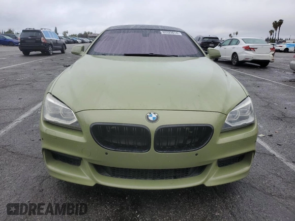 2013 BMW 6 Series 650i with VIN WBA6B2C59DDG66909, listed as a Copart auction lot 86329014 with 131,054 mi miles and Salvage Title. Bid and sale history available at DreamBid. Image 5.
