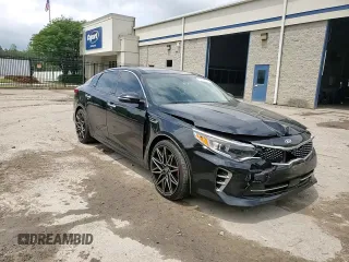 2016 Kia Optima SX Turbo with VIN 5XXGW4L23GG011780, listed as a Copart auction lot 56628295 with 104,288 mi miles and Salvage title. Bid and sale history available at DreamBid. Image 13.