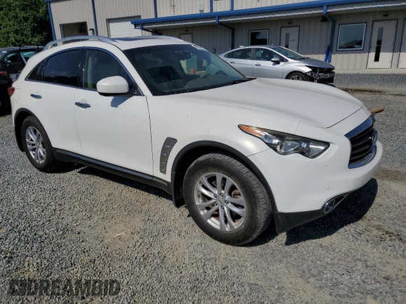 2012 Infiniti FX with VIN JN8AS1MW4CM151282, listed as a Copart auction lot 62076375 with 172,802 mi miles and Salvage title. Bid and sale history available at DreamBid. Image 4.