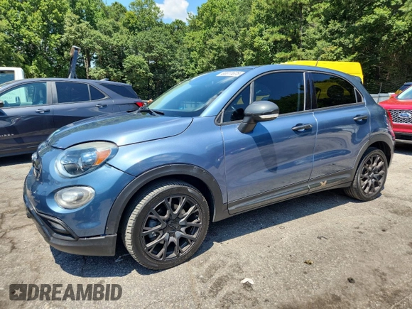 2018 FIAT 500X Trekking z VIN ZFBCFXCB3JP653807, wystawiony jako Copart lot #66811675 z przebiegiem 95 052 mil mil oraz Czysty tytuł • Clean title. Historia ofert i sprzedaży dostępna na DreamBid. Obrazek 1.