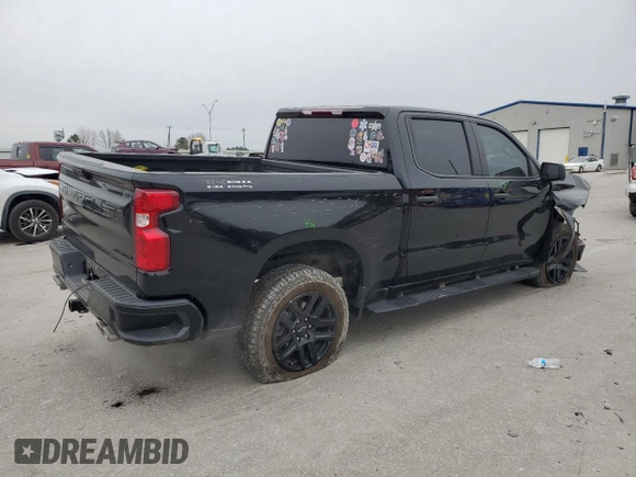 2024 Chevrolet Silverado 1500 Custom Trail Boss with VIN 3GCUDCED9RG126451, listed as a Copart auction lot 88024415 with 18,232 mi miles and Salvage Title. Bid and sale history available at carsss.com. Image 3.