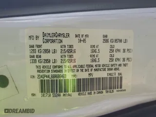 2006 Dodge Grand Caravan SXT with VIN 2D4GP44L66R686469, listed as a IAAI auction lot 41893168 with 218,249 mi miles. Bid and sale history available at carsss.com. Image 9.