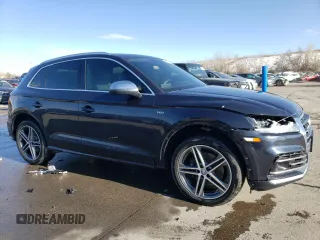 2018 Audi SQ5 with VIN WA1C4BFY9J2231103, listed as a Copart auction lot 42599285 with 94,182 mi miles and Salvage Title. Bid and sale history available at DreamBid. Image 4.