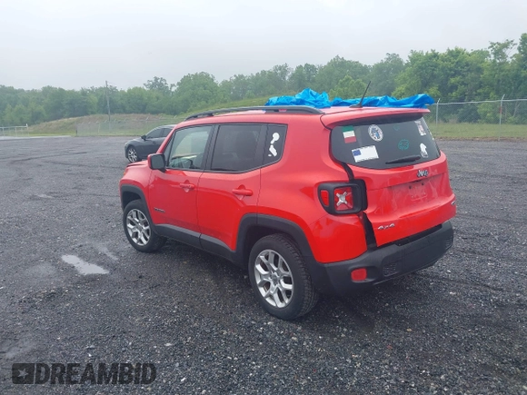 2017 Jeep Renegade Latitude z VIN ZACCJBBB5HPF98077, wystawiony jako IAAI lot #42323925 z przebiegiem 78 893 mil mil oraz . Historia ofert i sprzedaży dostępna na DreamBid. Obrazek 3.