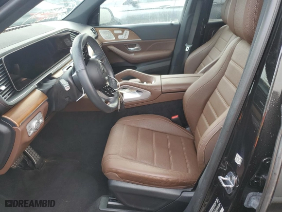 2024 Mercedes-Benz GLS with VIN 4JGFF5KE5RB055961, listed as a Copart auction lot 74293964 with 0 mi miles and Non Repairable. Bid and sale history available at carsss.com. Image 7.