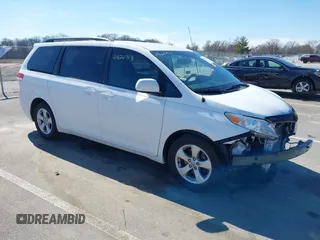 2012 Toyota Sienna LE AAS with VIN 5TDKK3DC3CS213969, listed as a IAAI auction lot 41822753 with 95,766 mi miles and . Bid and sale history available at DreamBid. Image 1.