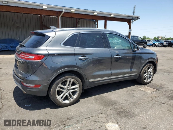 2019 Lincoln MKC Reserve with VIN 5LMCJ3D97KUL38925, listed as a Copart auction lot 62095365 with 62,995 mi miles and Salvage title. Bid and sale history available at DreamBid. Image 3.